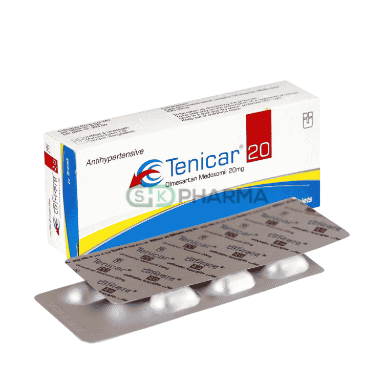 Tenicar Tablet 20 mg (Olmesartan Medoxomil)