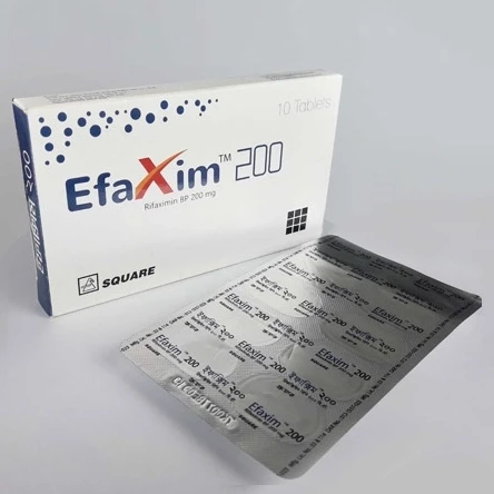 Efaxim Tablet, Rifaximin 200 mg