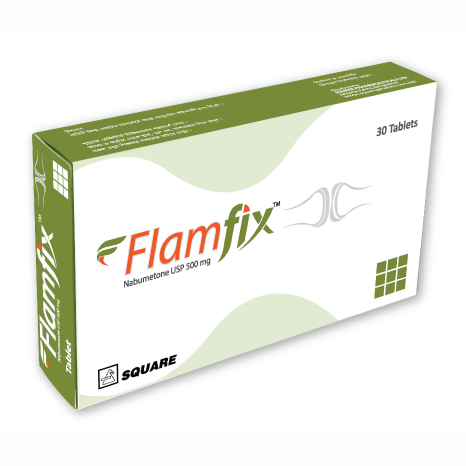 Flamfix Tablet, Nabumetone 500 mg
