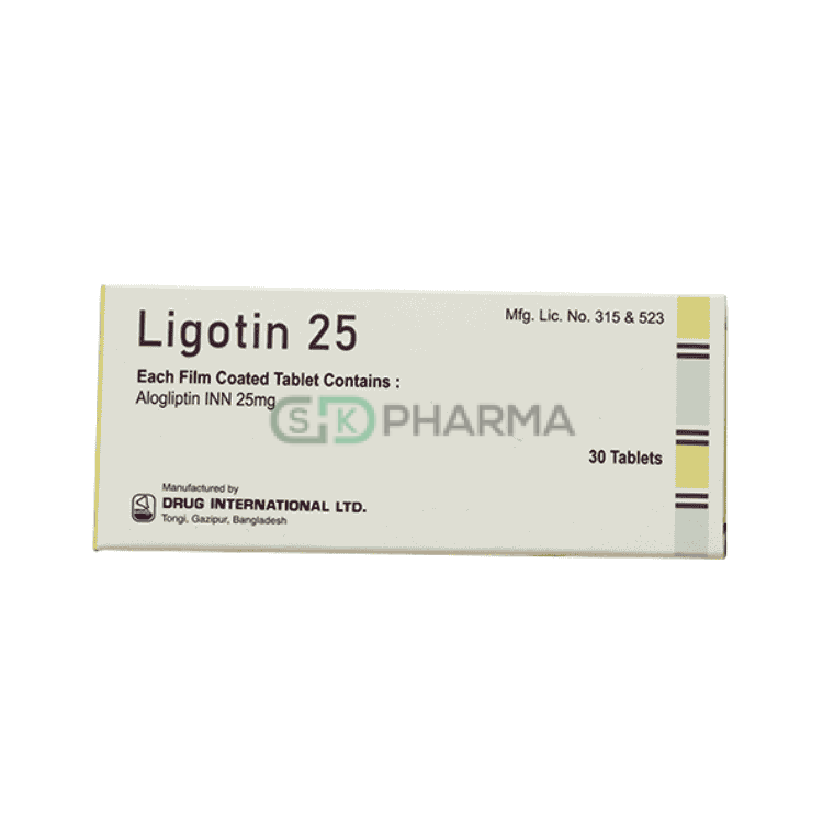 Ligotin Tablet 25 mg (Alogliptin Benzoate)