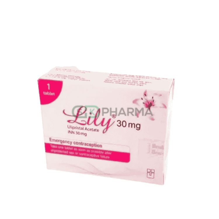 Lily Tablet 30 mg (Ulipristal Acetate [For emergency contraception])