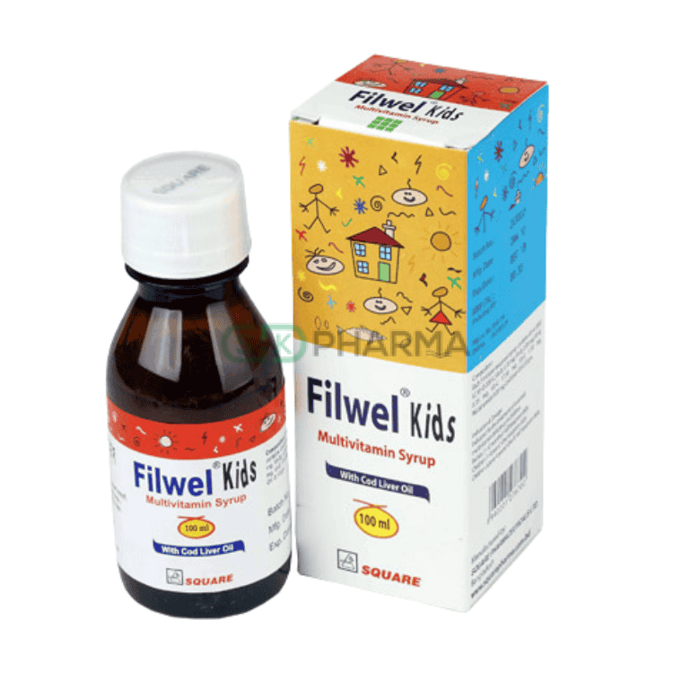 Filwel Kids Syrup (Multivitamin + Cod Liver Oil)