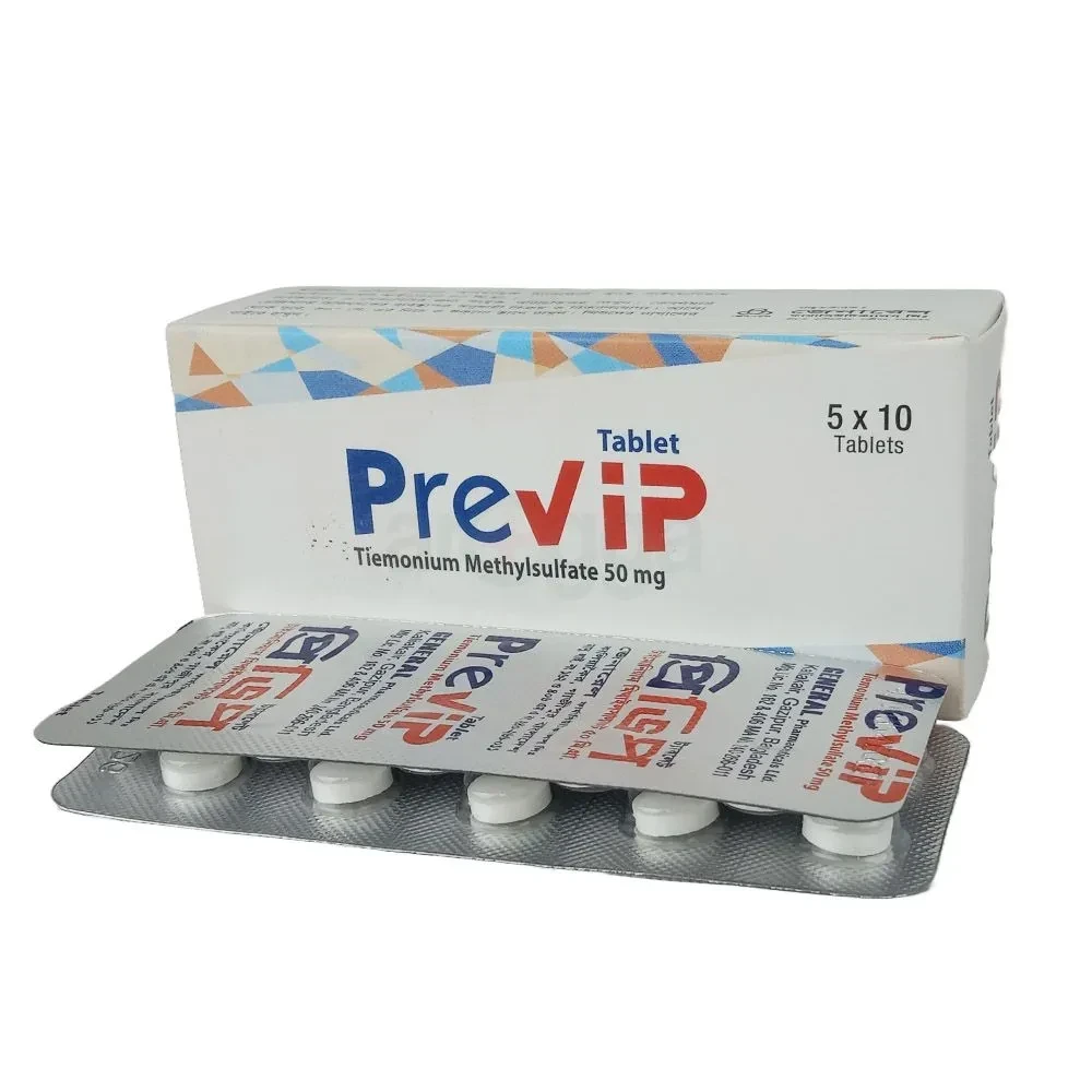 Previp Tablet, Tiemonium Methylsulfate 50 mg