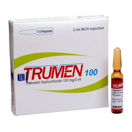 Trumen IM/IV Injection 2 ml Ampoule, Tramadol Hydrochloride 100 mg/2 ml