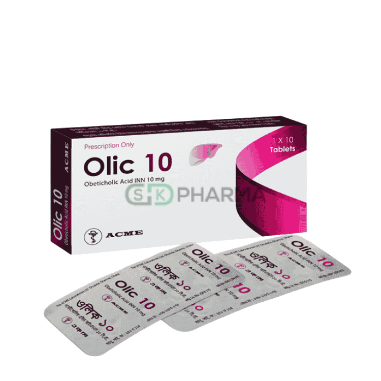 Olic Tablet 10 mg (Obeticholic Acid)