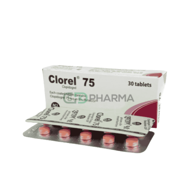 Clorel Tablet 75 mg (Clopidogrel Bisulphate)
