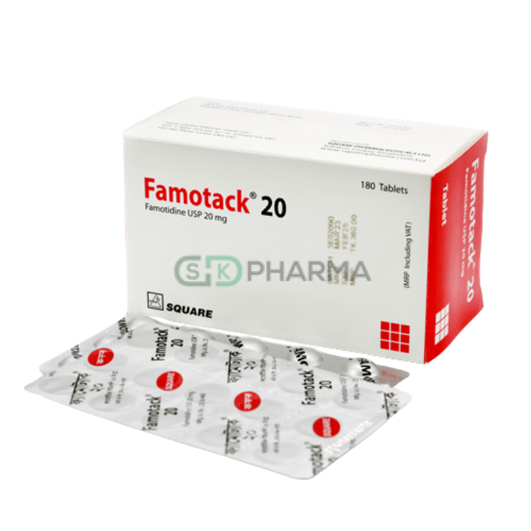 Famotack Tablet 20 mg (Famotidine)