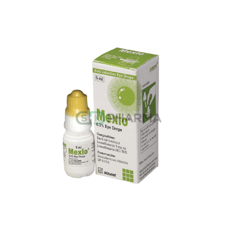 Mexlo Eye Drop 0.30% (Lomefloxacin)