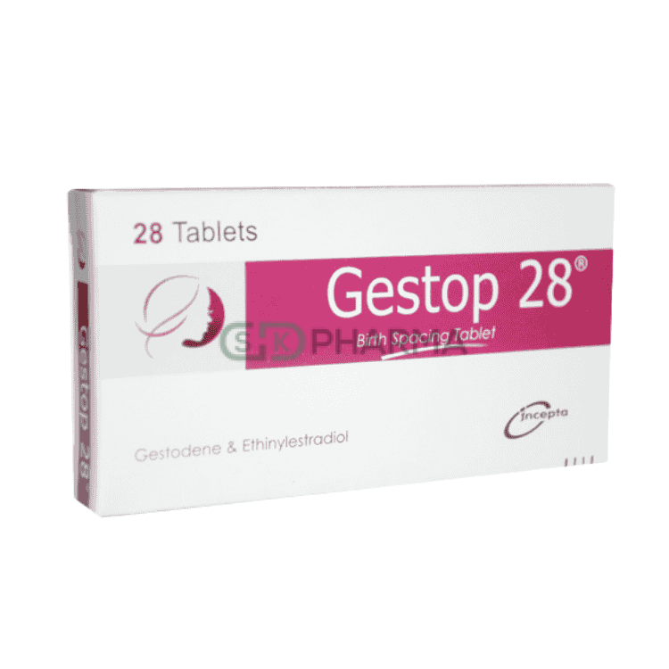 Gestop 28 Tablet 0.03 mg+0.075 mg (Ethinyl Estradiol + Gestodene)