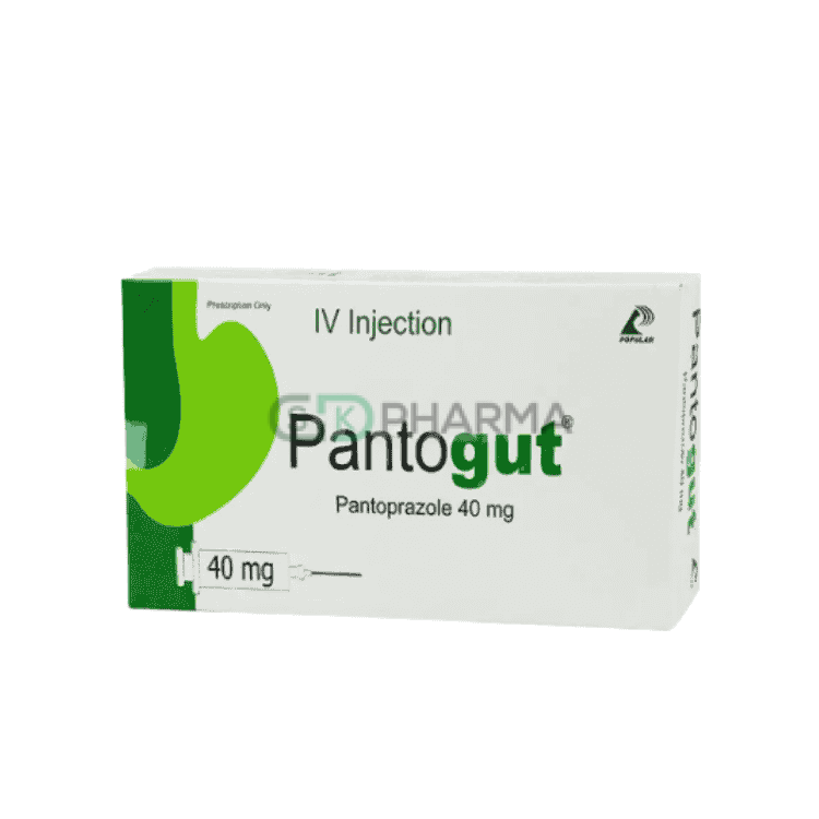 Pantogut Injection 40 mg/vial (Pantoprazole Sodium)