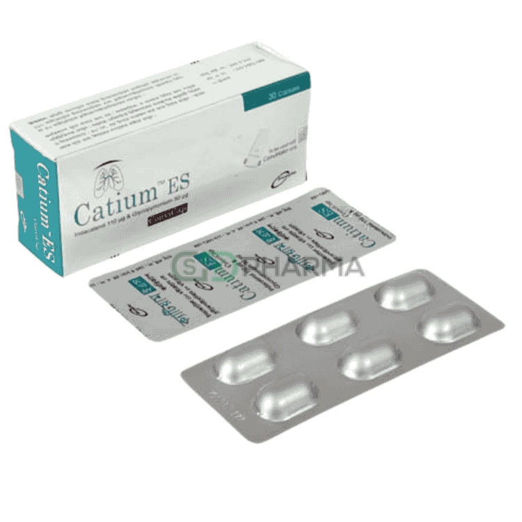 Catium ES Inhalation Capsule 110 mcg+50 mcg (Indacaterol + Glycopyrronium)