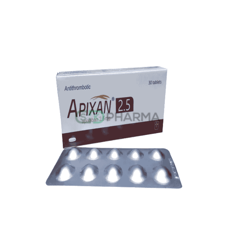 Apixan Tablet 2.5 mg (Apixaban)