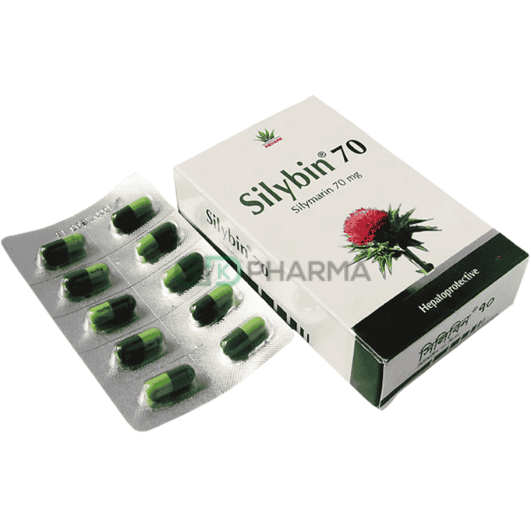 Silybin Capsule 70 mg (Silymarin [Dried extract of milk thistle fruits])