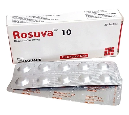 Rosuva Tablet, Rosuvastatin Calcium 10 mg