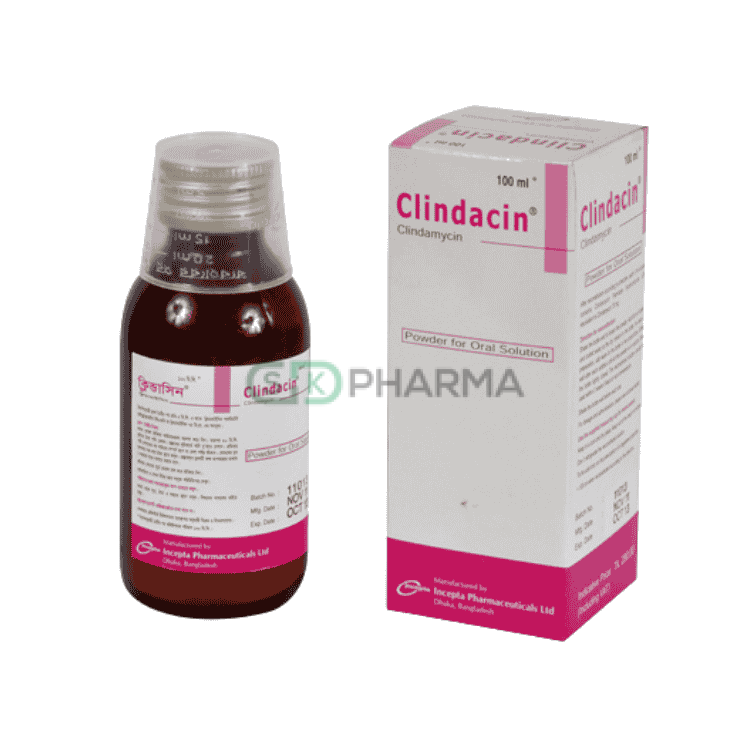 Clindacin Suspension 75 mg/5 ml (Clindamycin)
