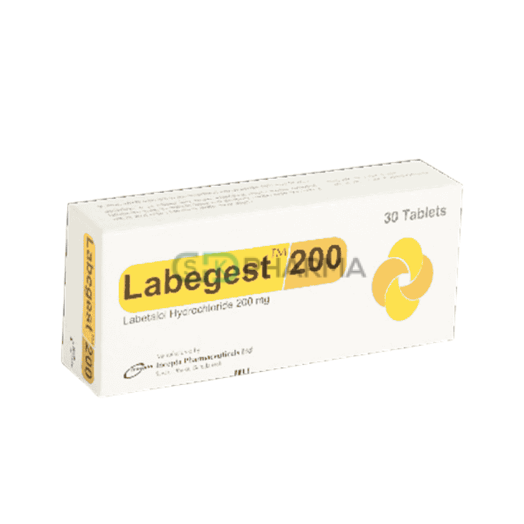 Labegest Tablet 200 mg (Labetalol Hydrochloride)