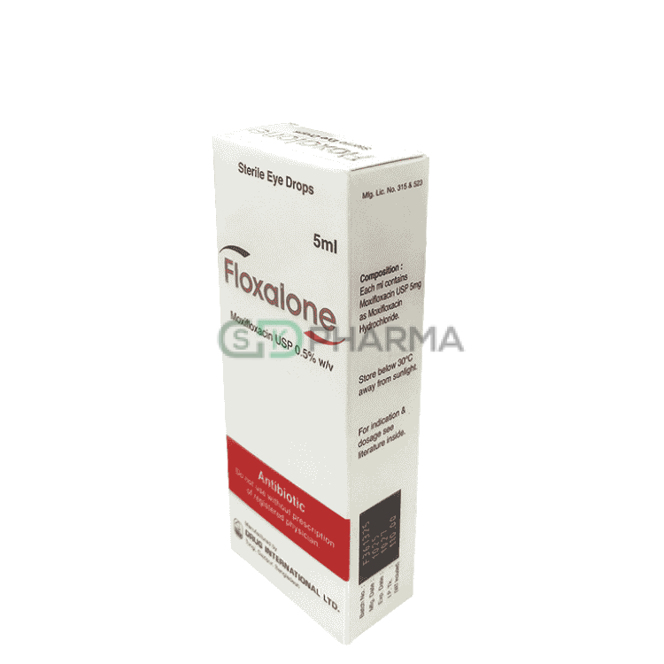 Floxalone Eye Drop 0.50% (Moxifloxacin Hydrochloride (Ophthalmic))
