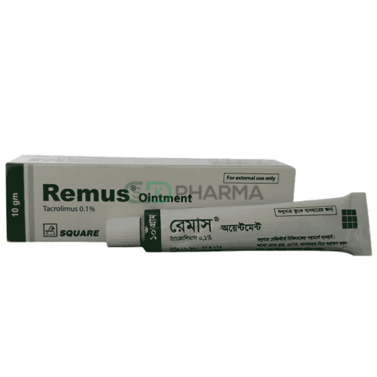 Remus Ointment 0.10% (Tacrolimus Monohydrate (Topical))