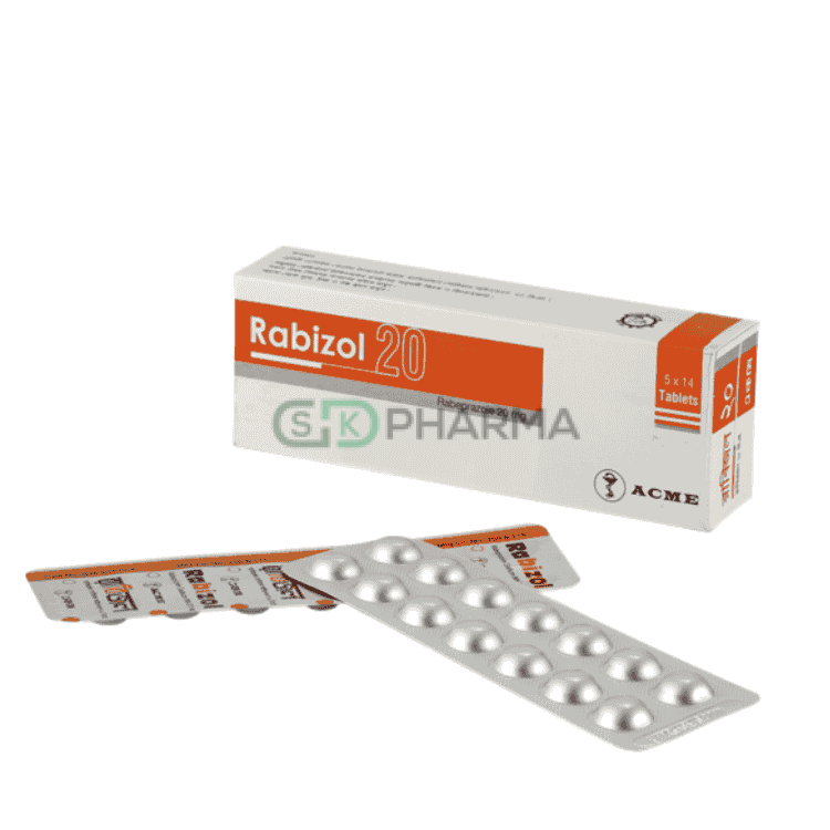 Rabizol Tablet 20 mg (Rabeprazole Sodium)
