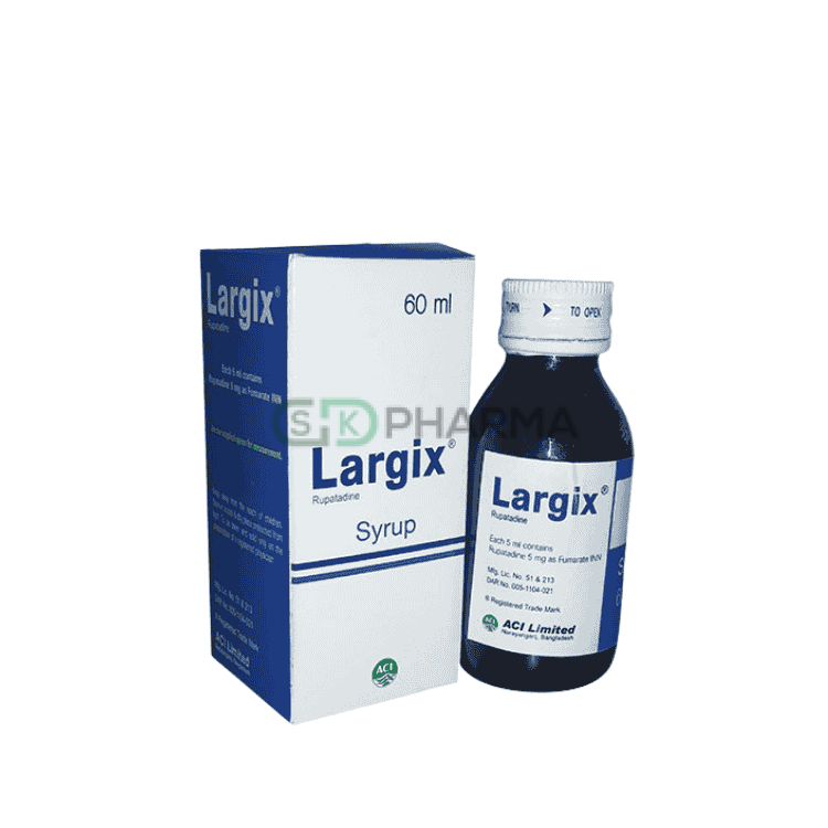 Largix Oral Solution 5 mg/5 ml (Rupatadine Fumarate)