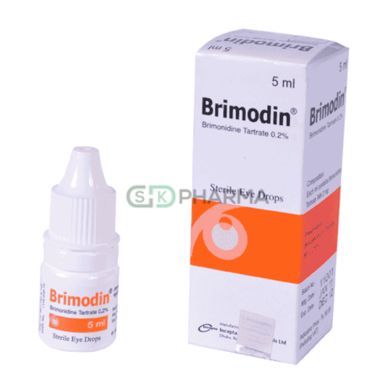 Brimodin Eye Drop 0.20% (Brimonidine Tartrate)