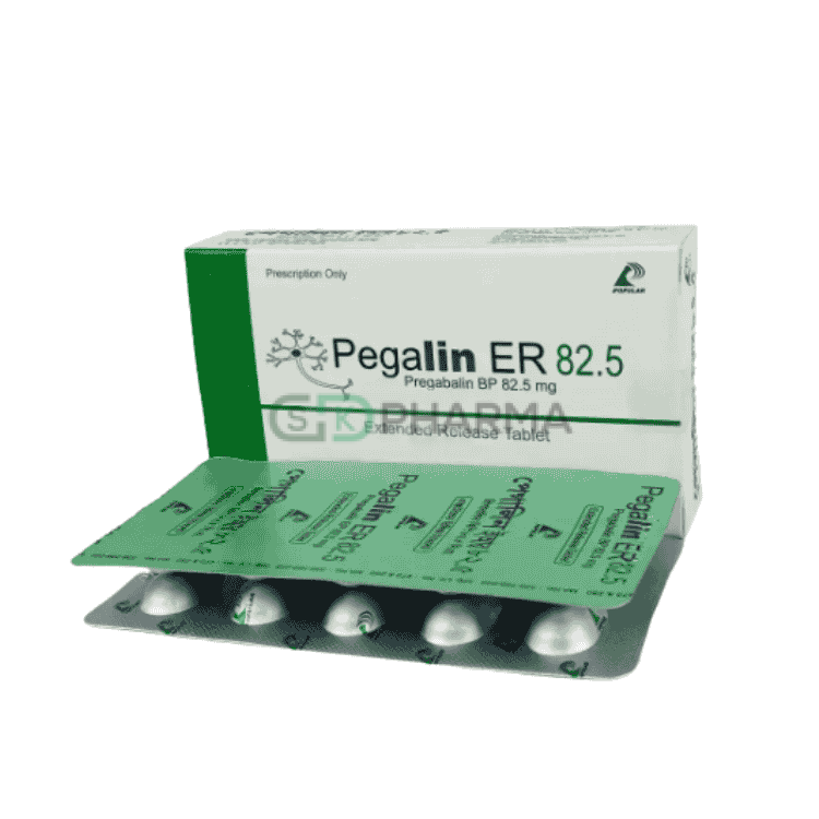 Pegalin ER Tablet 82.5 mg (Pregabalin)
