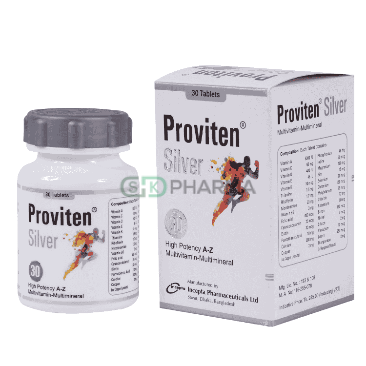 Proviten Silver Tablet (Multivitamin & Multimineral [A-Z silver preparation])