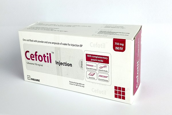 Cefotil IM/IV Injection, Cefuroxime Axetil 750 mg/vial
