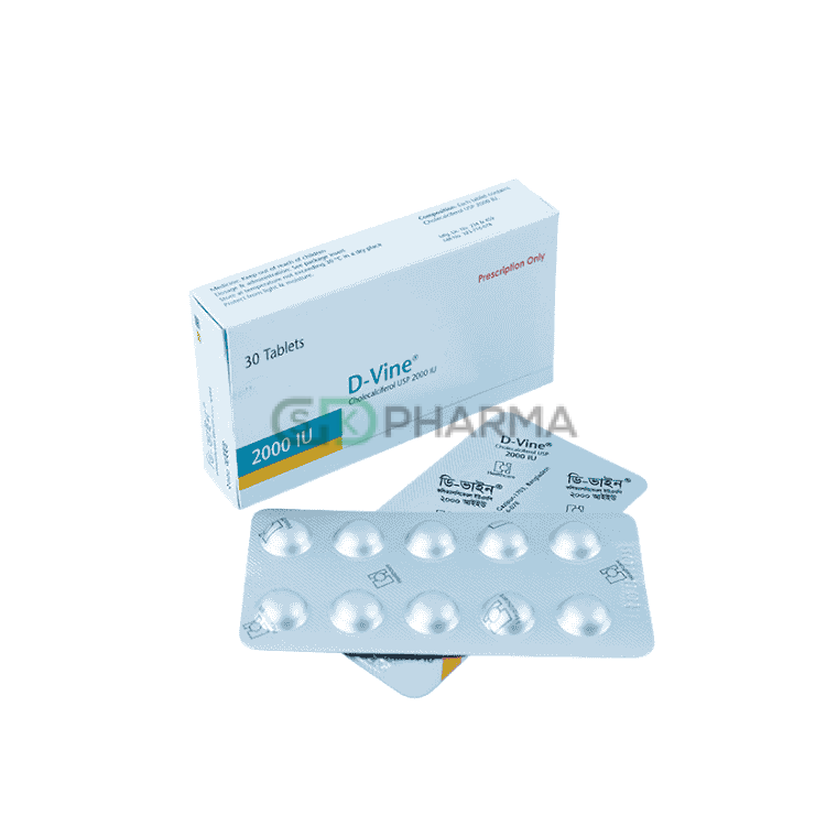 D-Vine Tablet 2000 IU (Cholecalciferol [Vitamin D3])