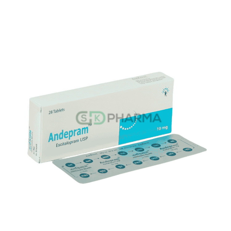 Andepram Tablet 10 mg (Escitalopram Oxalate)