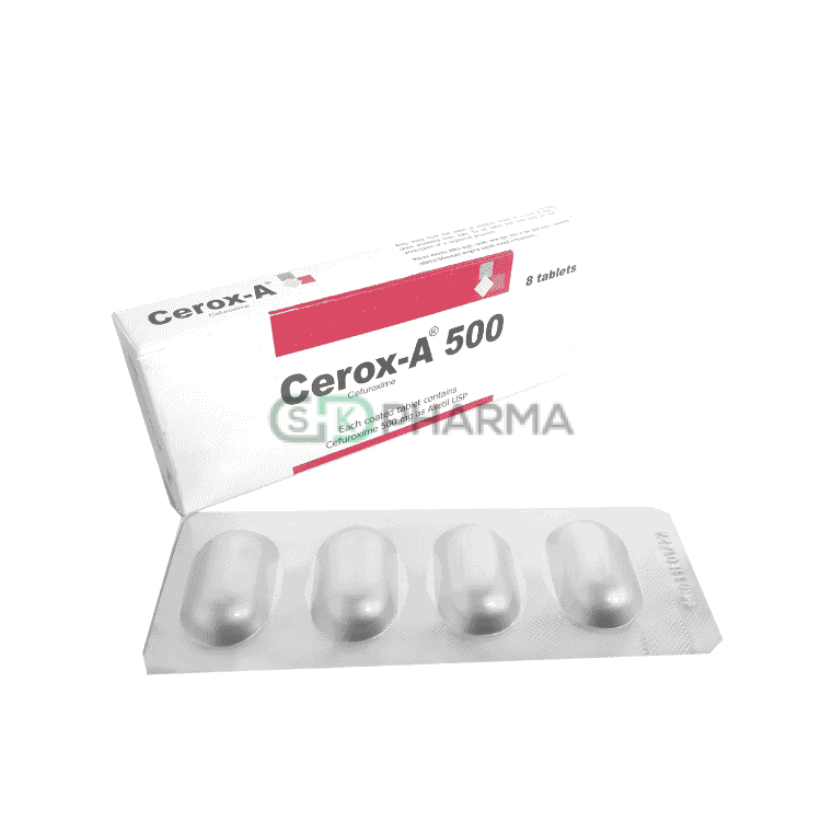 Cerox-A Tablet 500 mg (Cefuroxime Axetil)