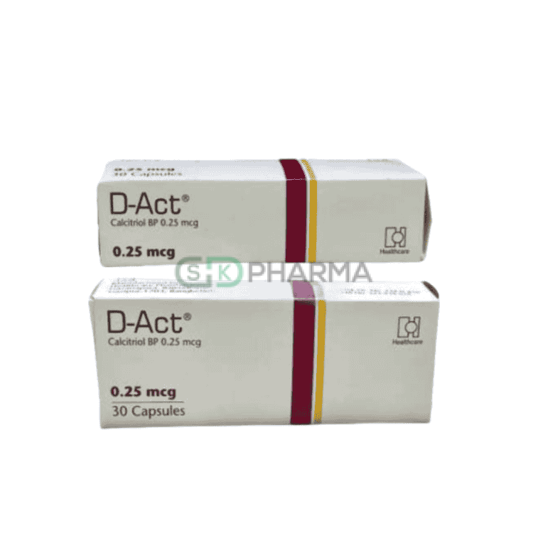 D-Act Capsule 0.25 mcg (Calcitriol)