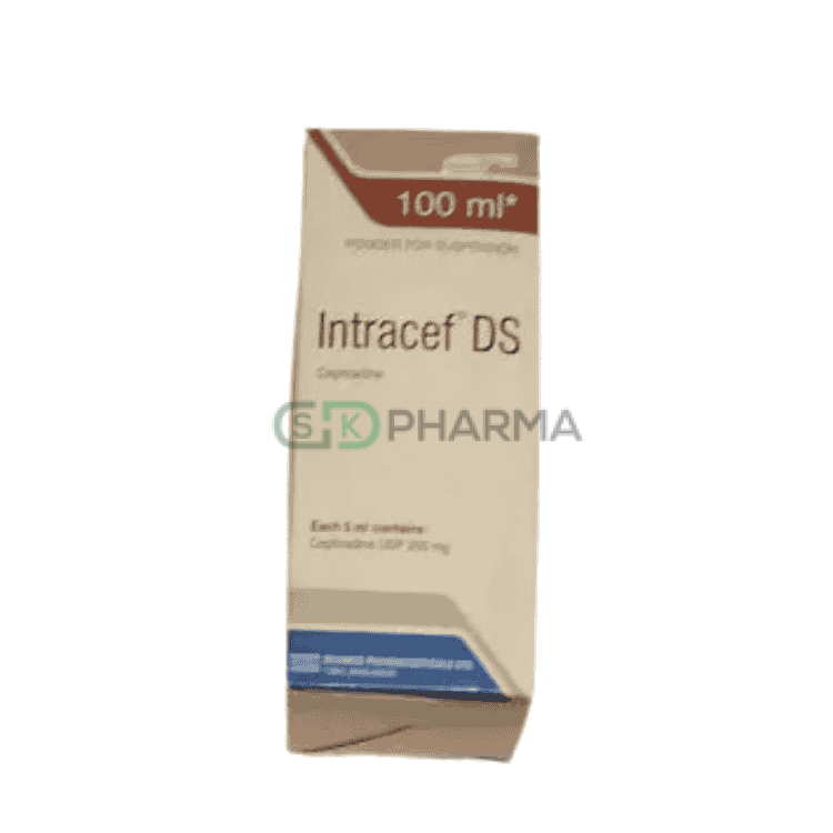 Intracef DS Suspension 250 mg/5 ml (Cephradine)