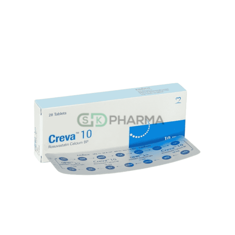 Creva Tablet 10 mg (Rosuvastatin Calcium)