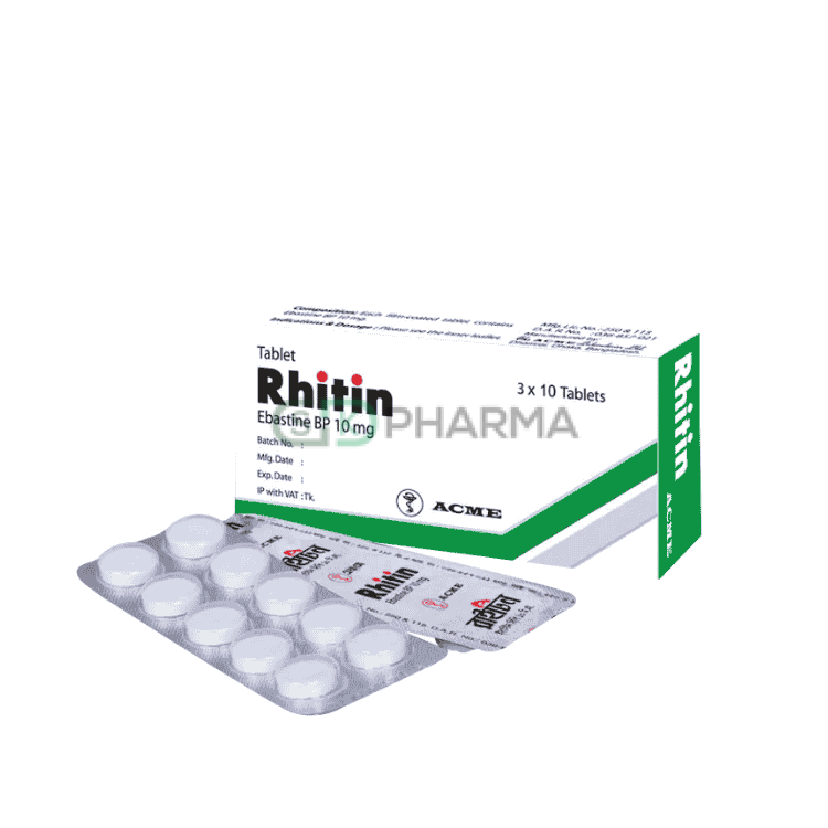 Rhitin Tablet 10 mg (Ebastine)