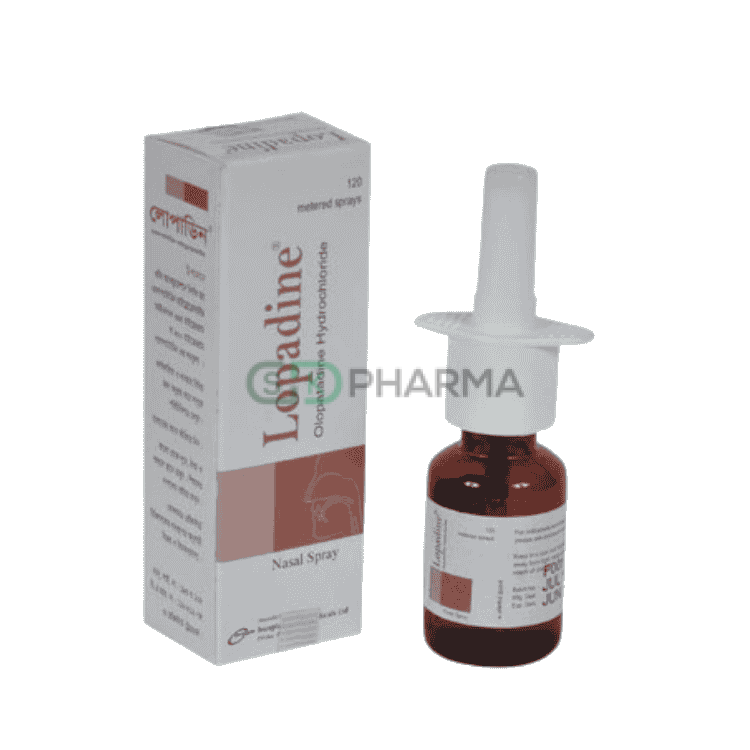 Lopadine Nasal Spray 665 mcg/spray (Olopatadine Hydrochloride)