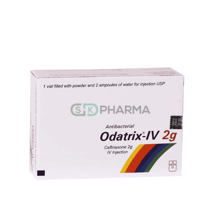 Odatrix Injection 2 gm/vial (Ceftriaxone Sodium)