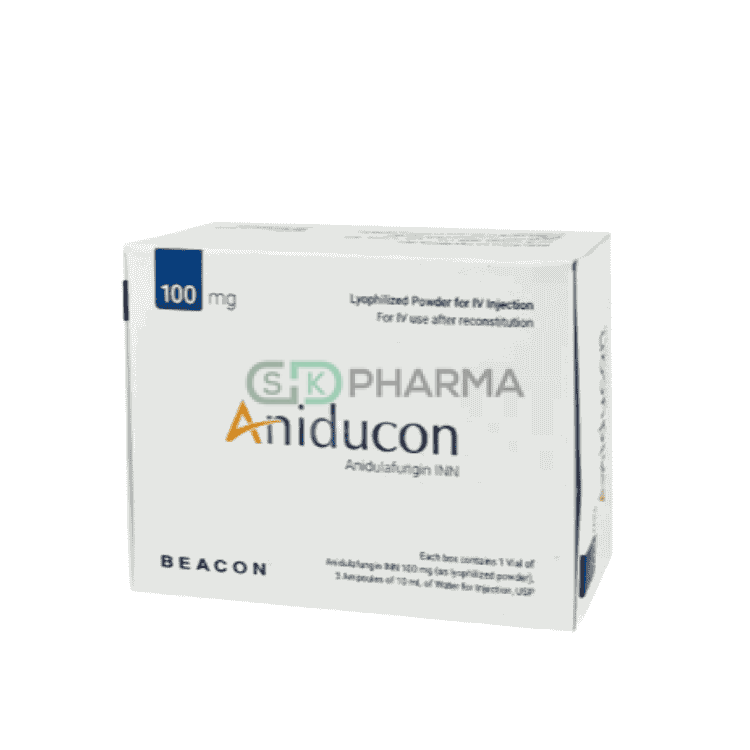 Aniducon Injection 100 mg/vial (Anidulafungin)