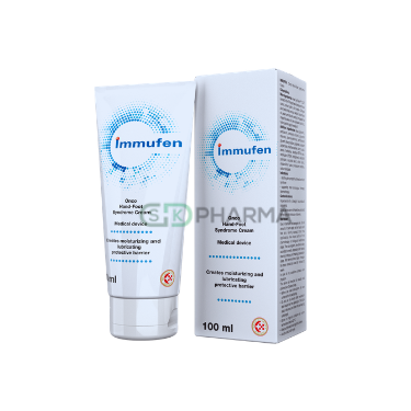Immufen HFS Cream  (Urea, SyriCalm, Shea butter, Oil complex omega plus, hydrolyzed silk & glycine soja oil)
