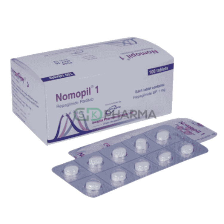 Nomopil Tablet 1 mg (Repaglinide)