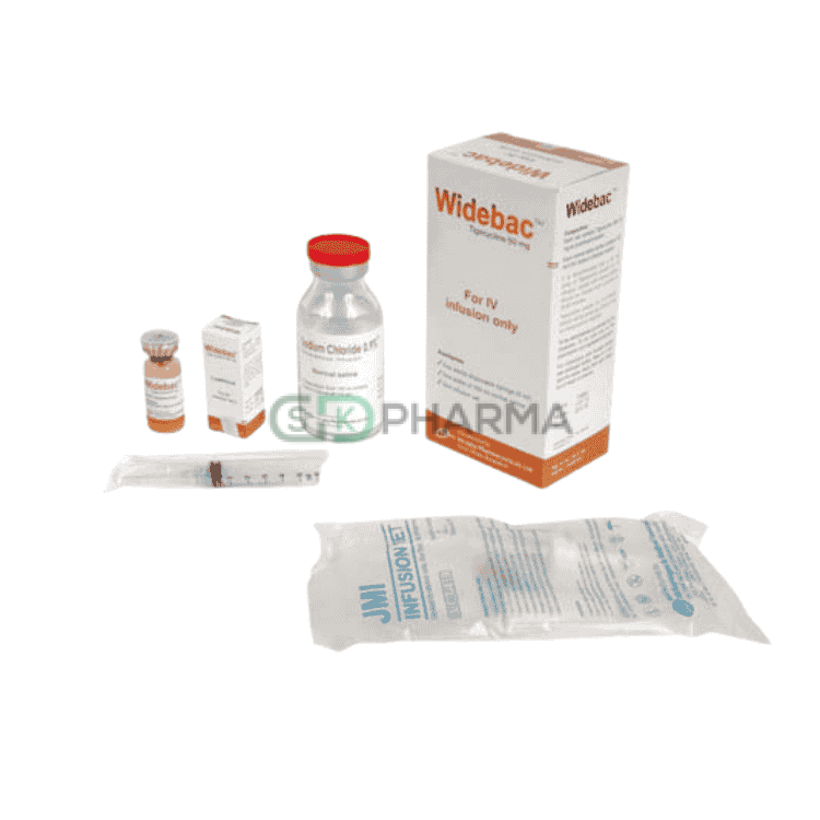 Widebac Injection 50 mg/vial (Tigecycline)