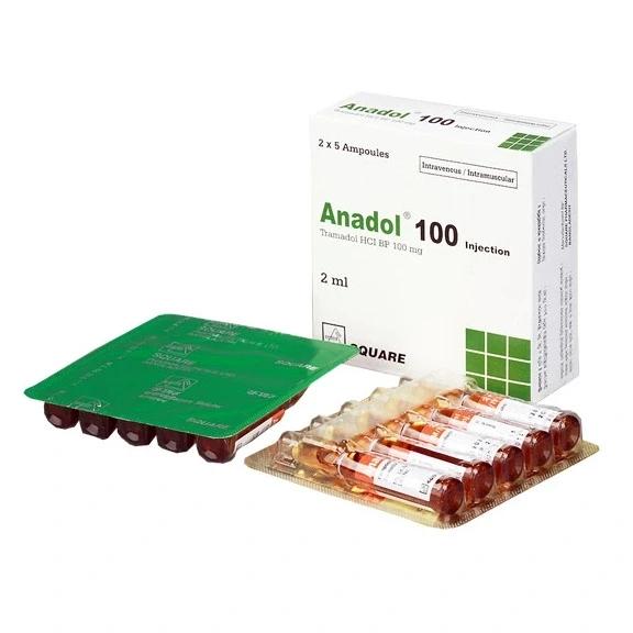 Anadol IM/IV Injection, Tramadol Hydrochloride 100 mg/2 ml