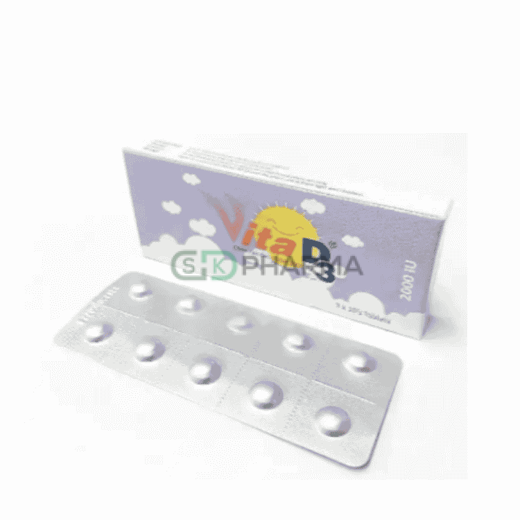 Vita D3 Tablet 2000 IU (Cholecalciferol [Vitamin D3])