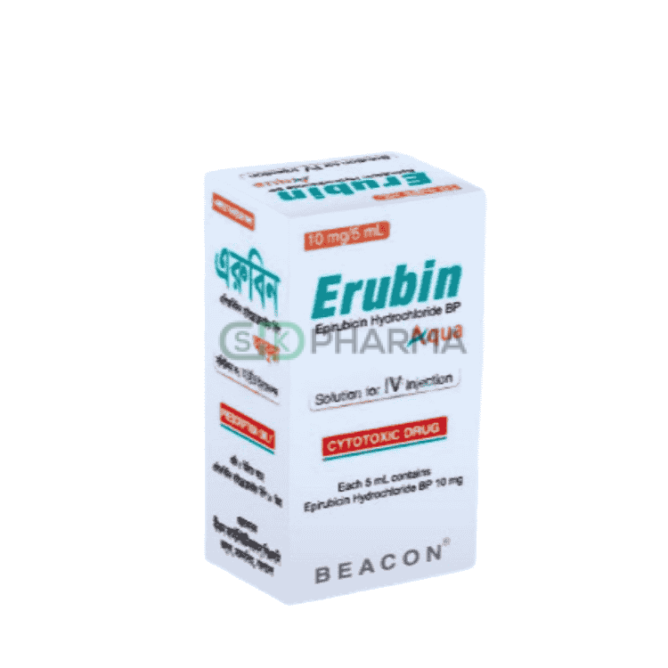 Erubin Aqua Injection 2 mg/ml (Epirubicin Hydrochloride)