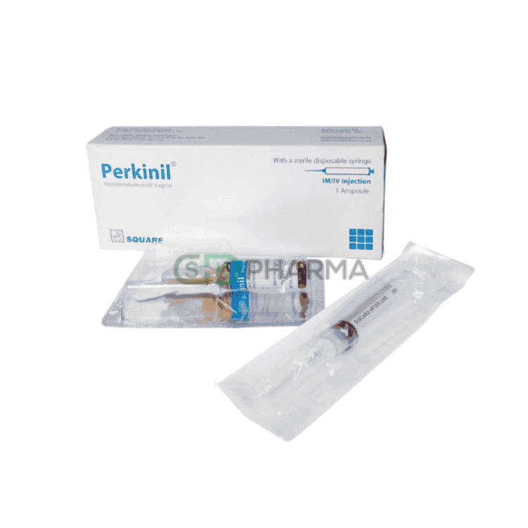 Perkinil Injection 10 mg/2 ml (Procyclidine Hydrochloride)