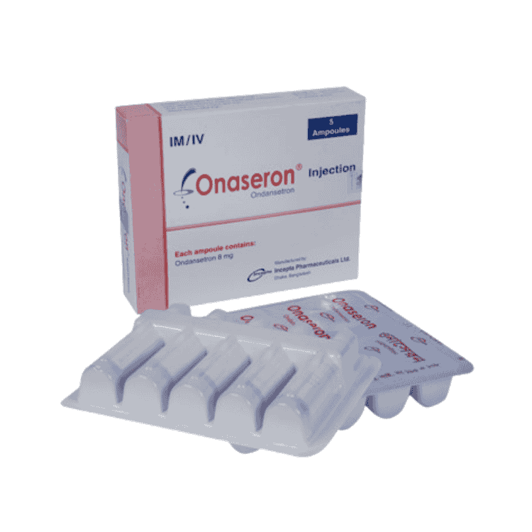 Onaseron Injection 8 mg/4 ml (Ondansetron)