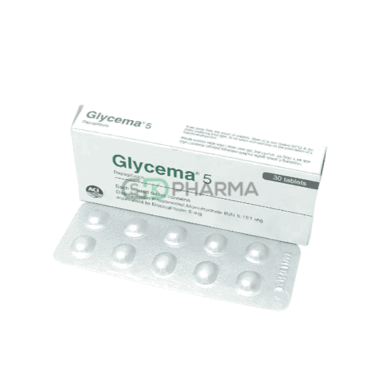 Glycema Tablet 5 mg (Dapagliflozin Propanediol)