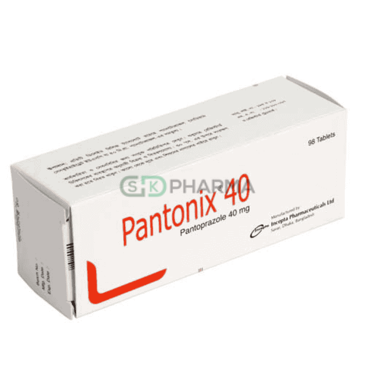 Pantonix Tablet 40 mg (Pantoprazole Sodium)
