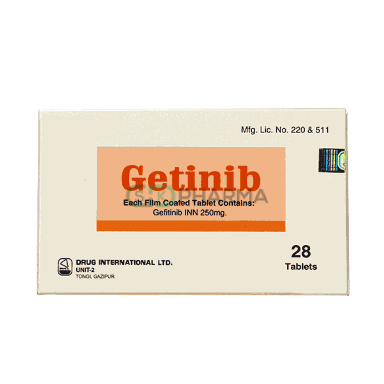Getinib Tablet 250 mg (Gefitinib)