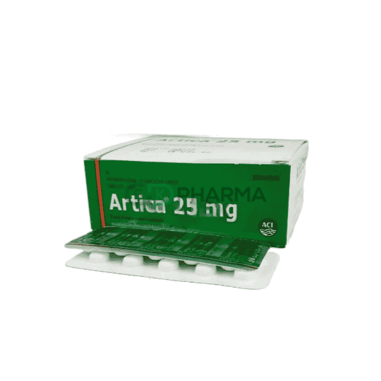 Artica Tablet 25 mg (Hydroxyzine Hydrochloride)